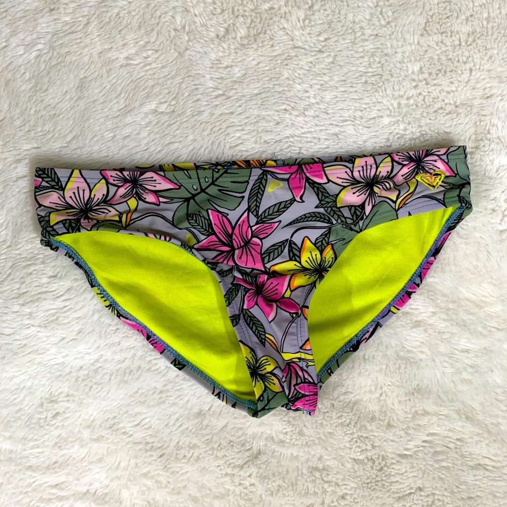 Plant print Swimsuit bottom